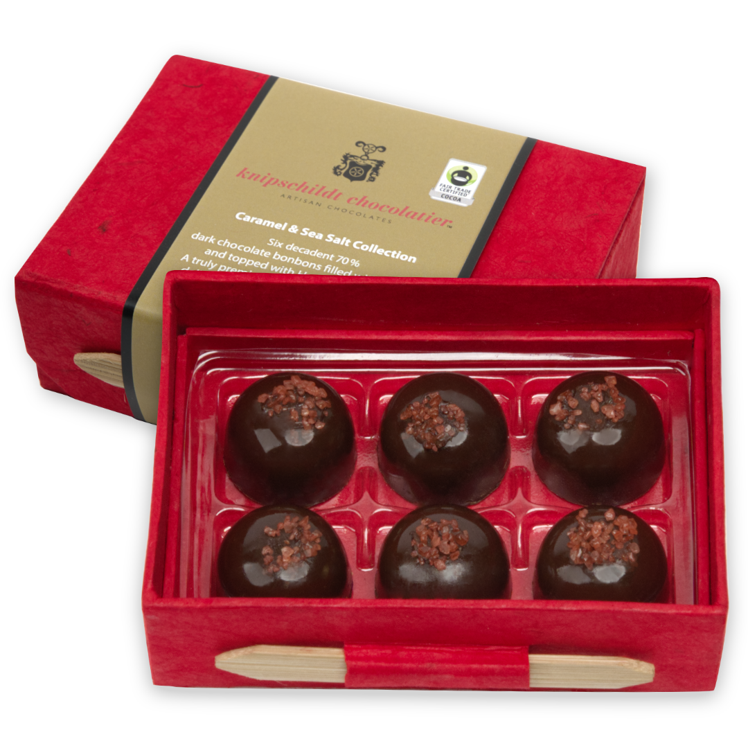 6pc Caramel & Sea Salt Collection – Chocopologie 6pc Caramel & Sea Salt Collection – Chocopologie