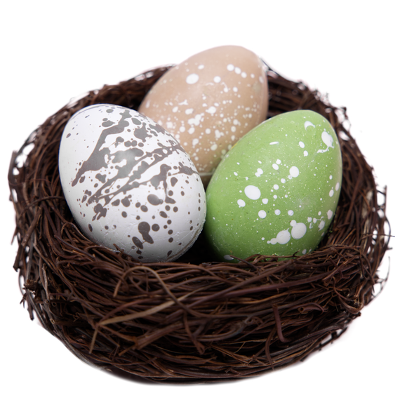 Natural Nesting Easter Trio