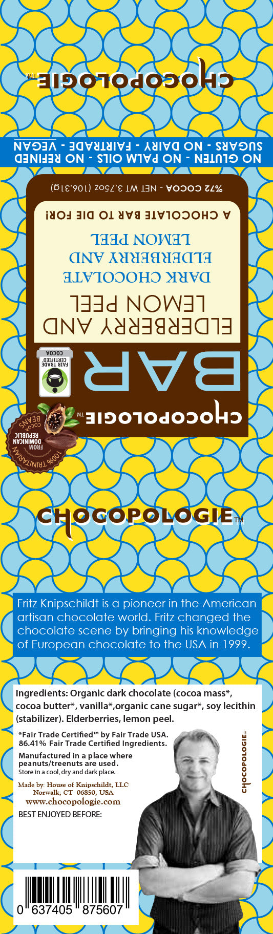 Elderberry and Lemon Peel Bar – Chocopologie