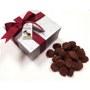 Crunchy Peppermint Dark Chocolate Truffles_